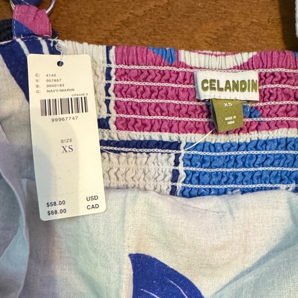 Anthropologie Vibrant Crop Top - Picture 3 of 4